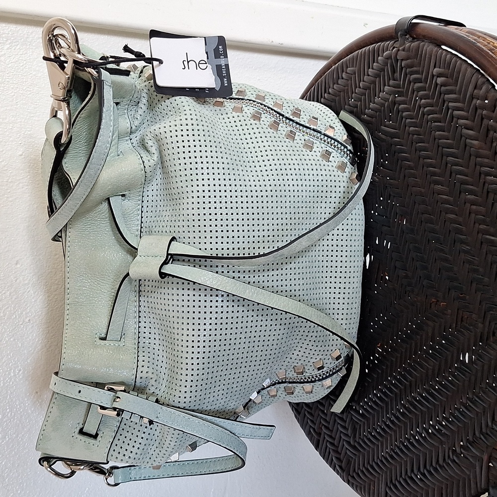 She + LO Mint Green Crossbody Bag NWT